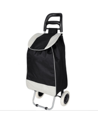 Shopping Trolley Luggage 2 Wheels Folding Basket Oxford Fabrics Bag